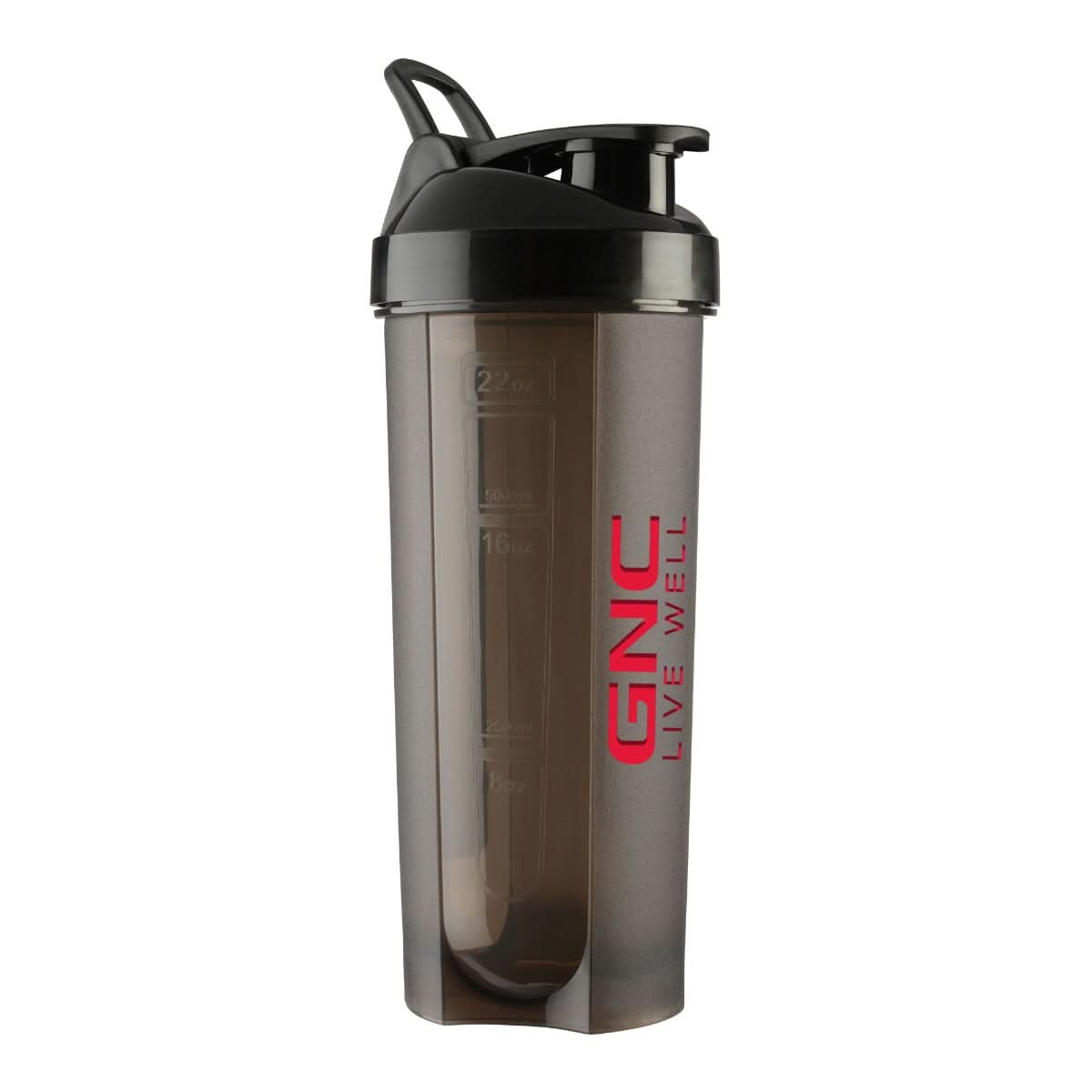 GNC BPA-Free Plastic Shaker (Black) - 650ML