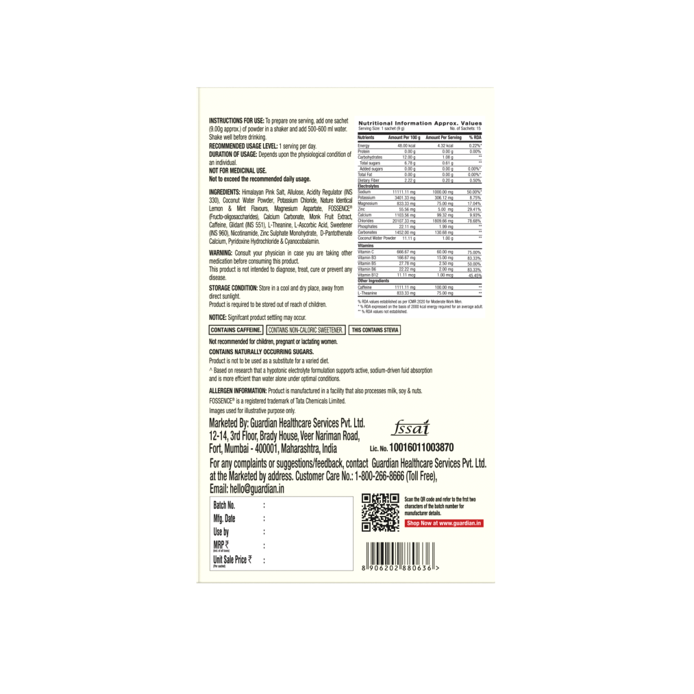 GNC HYDRA RUSH CITRUS SALT I 9g x 15 sachet
