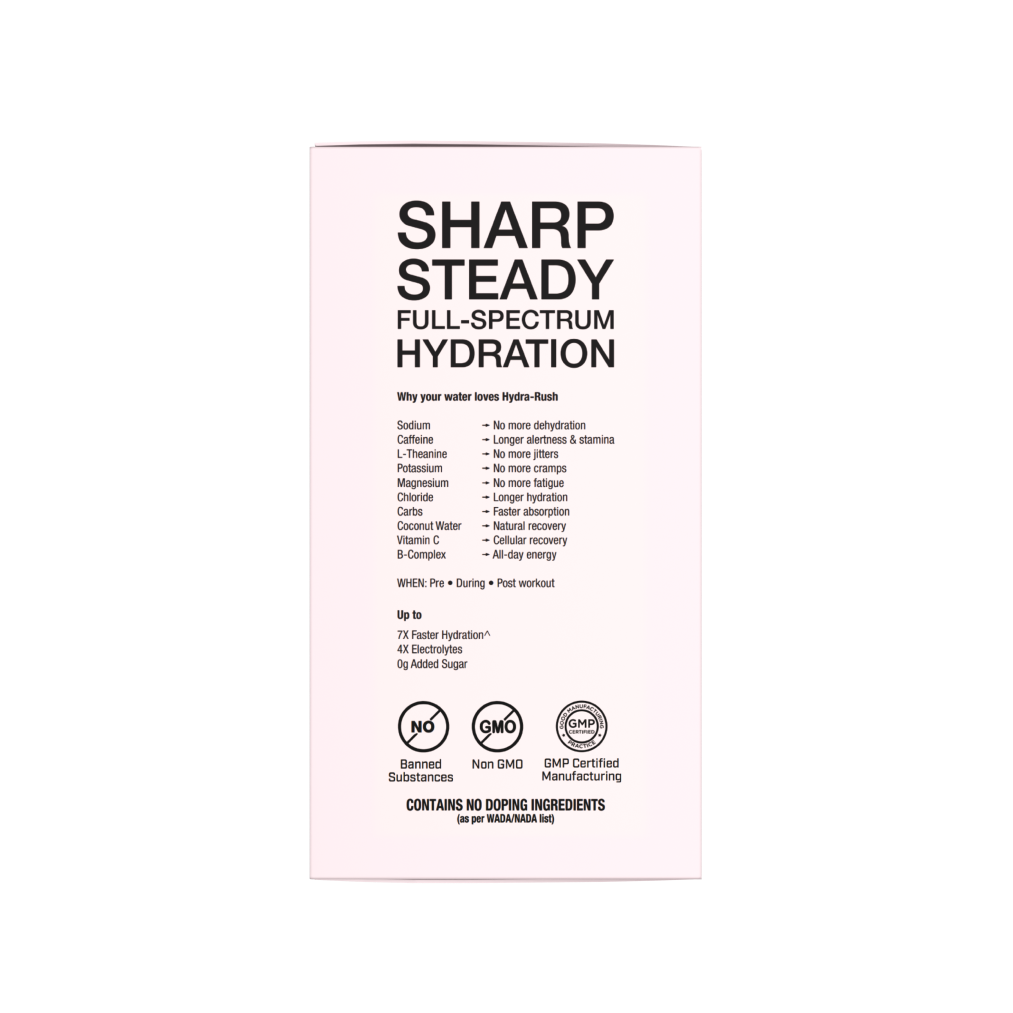 GNC HYDRA RUSH PINK GUAVA SALT I 9g x 15 sachet