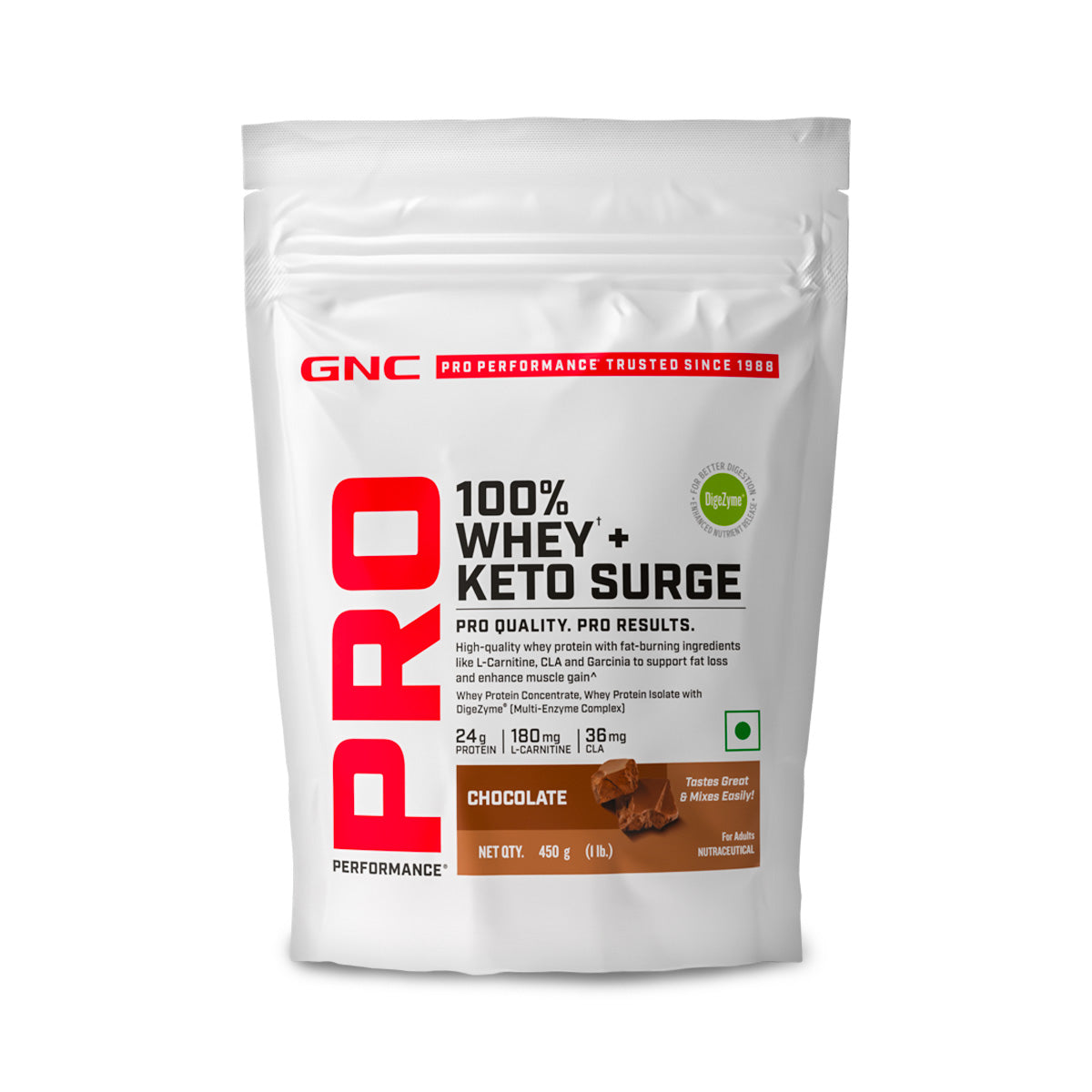 PP 100% WHEY KETO SURGE – CHOCOLATE 450G