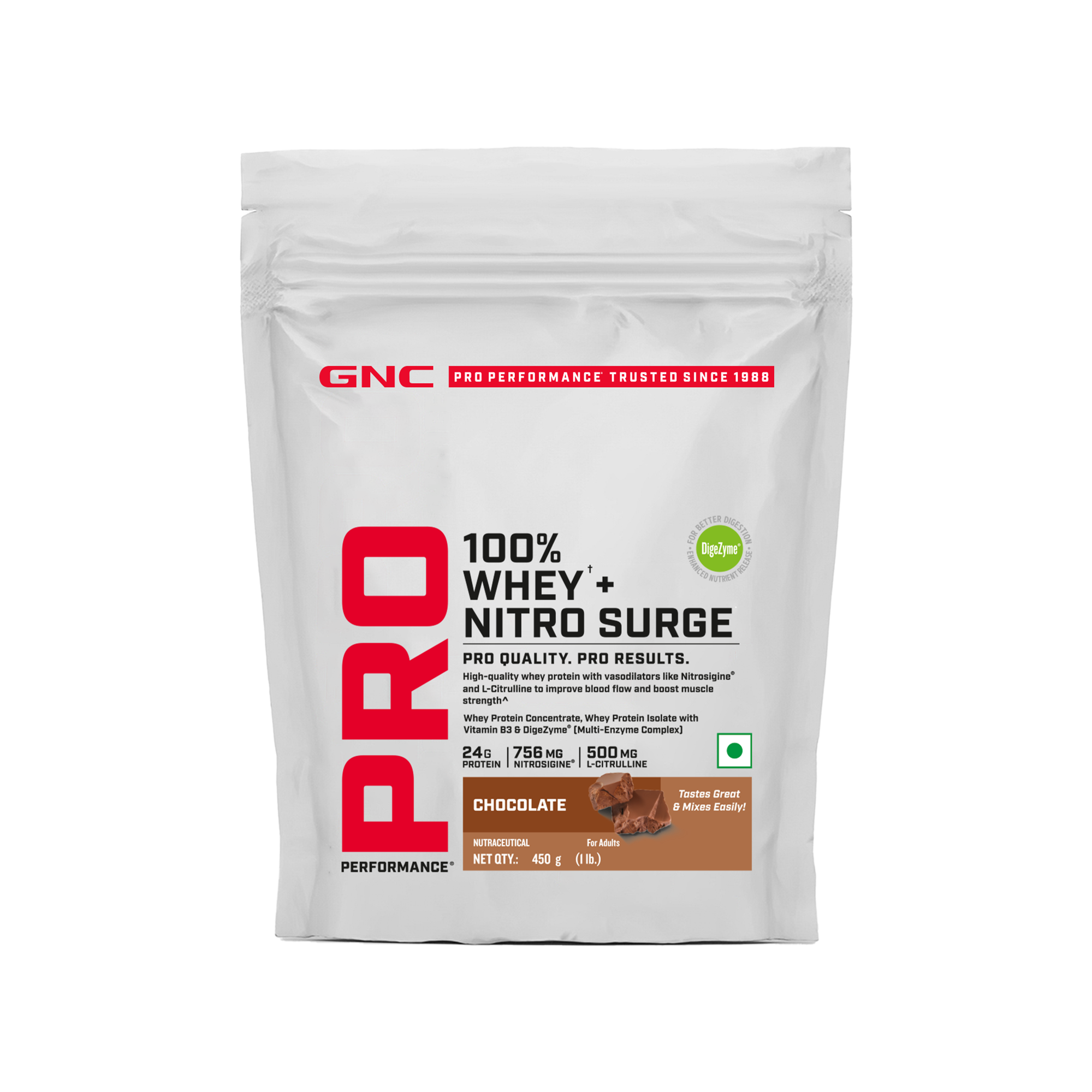 PP 100% Whey Nitro Surge – Chocolate 1 lbs