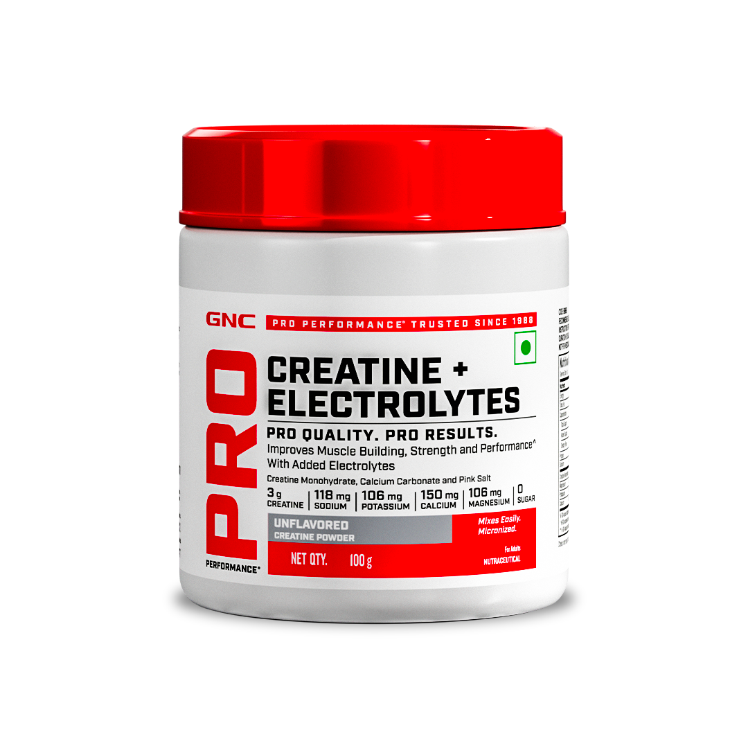 CREATINE + ELECTROLYTES (UNFLAVOURED) POWDER 100G
