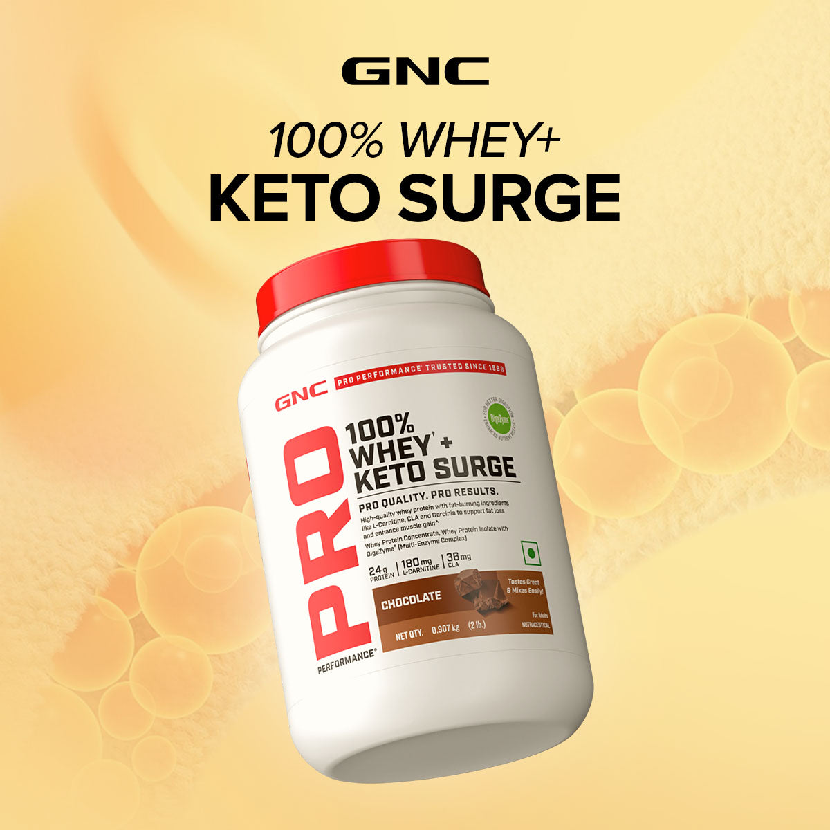 PP 100% WHEY KETO SURGE – CHOCOLATE 907G