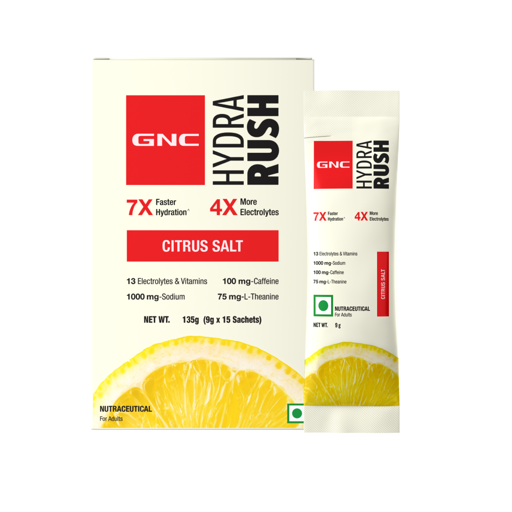 GNC HYDRA RUSH CITRUS SALT I 9g x 15 sachet