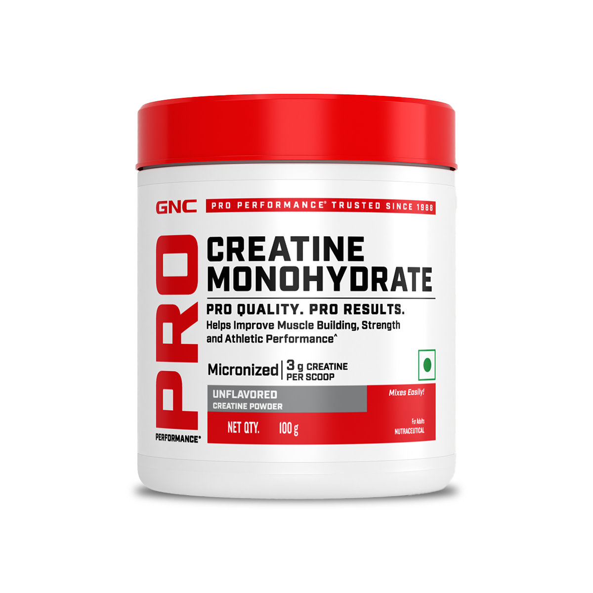 GNC Pro Performance 100% Whey Chocolate Supreme + Creatine Monohydrate Combo - Builds Lean Muscles | Promotes Faster Recovery | Boosts Athletic Performance | Hydrates Muscle Cells | 2lbs / 100gm Combo