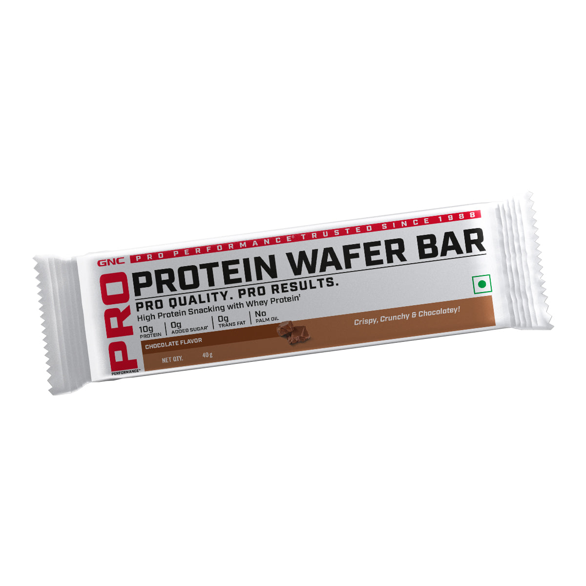 GNC PP Protein Wafer- pack of 10 | Chocolate
