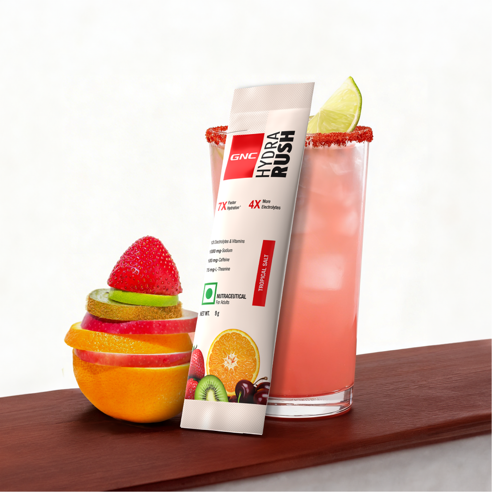 GNC HYDRA RUSH TROPICAL SALT  9g x 15 sachet 