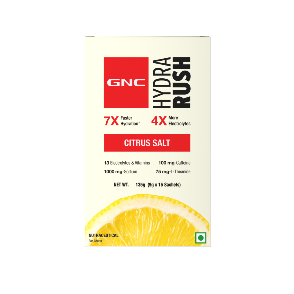 GNC HYDRA RUSH CITRUS SALT I 9g x 15 sachet
