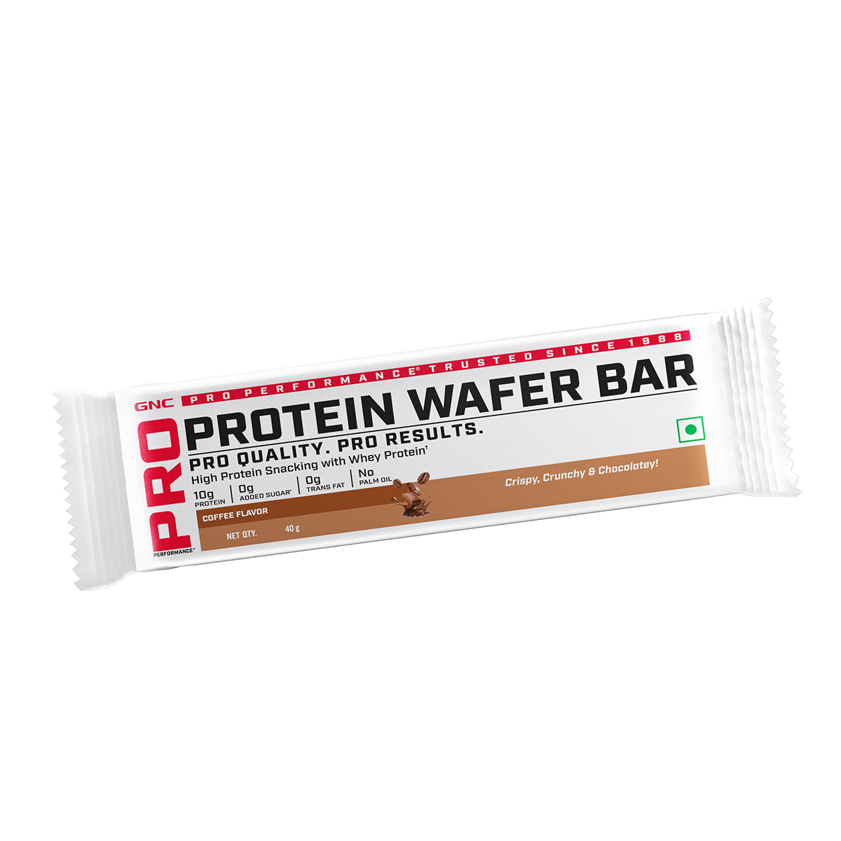 GNC PP Protein Wafer- Pack of 10 | Coffee