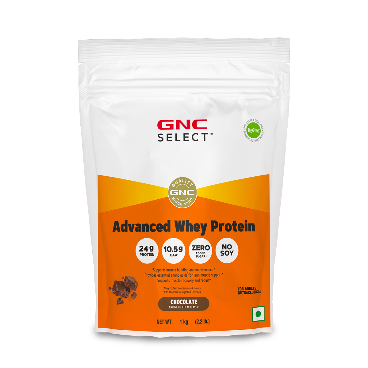 GNC SELECT ADVANCED WHEY Chocolate 1KG