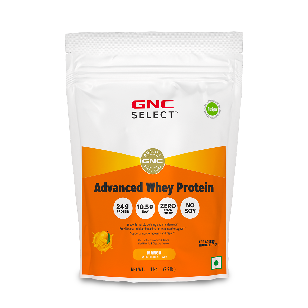GNC SELECT ADVANCED WHEY MANGO 1KG