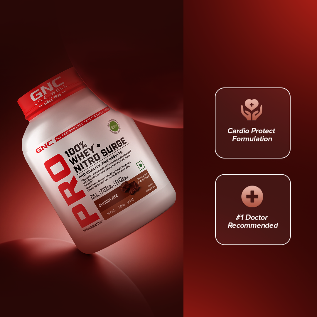 PP 100% WHEY NITRO SURGE CHOCOLATE 4LB POWDER 1.81KG