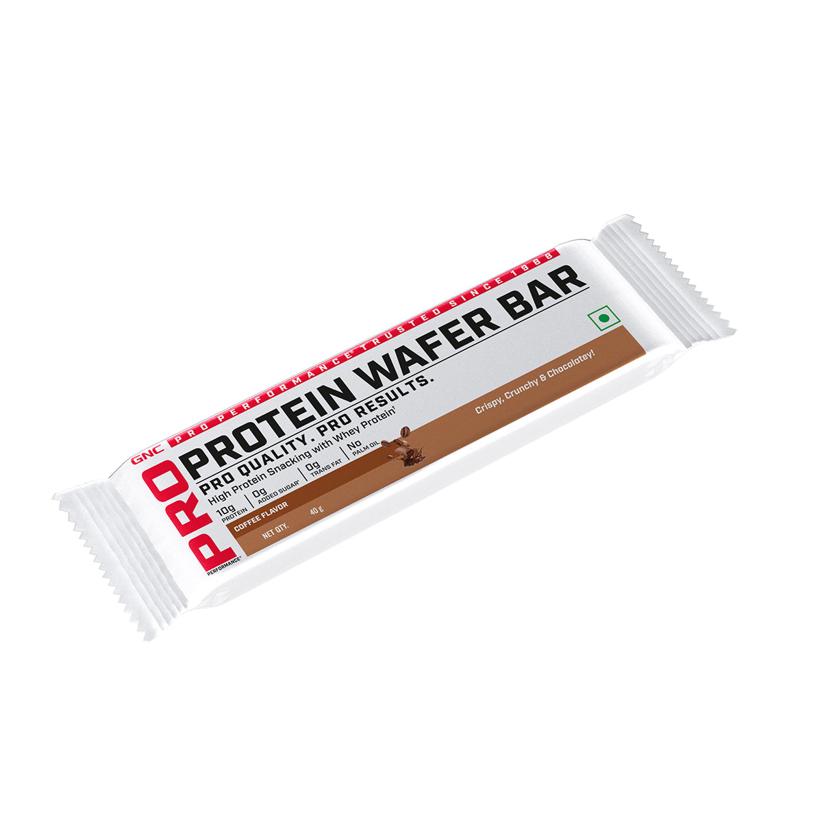 GNC PP Protein Wafer- Pack of 10 | Coffee
