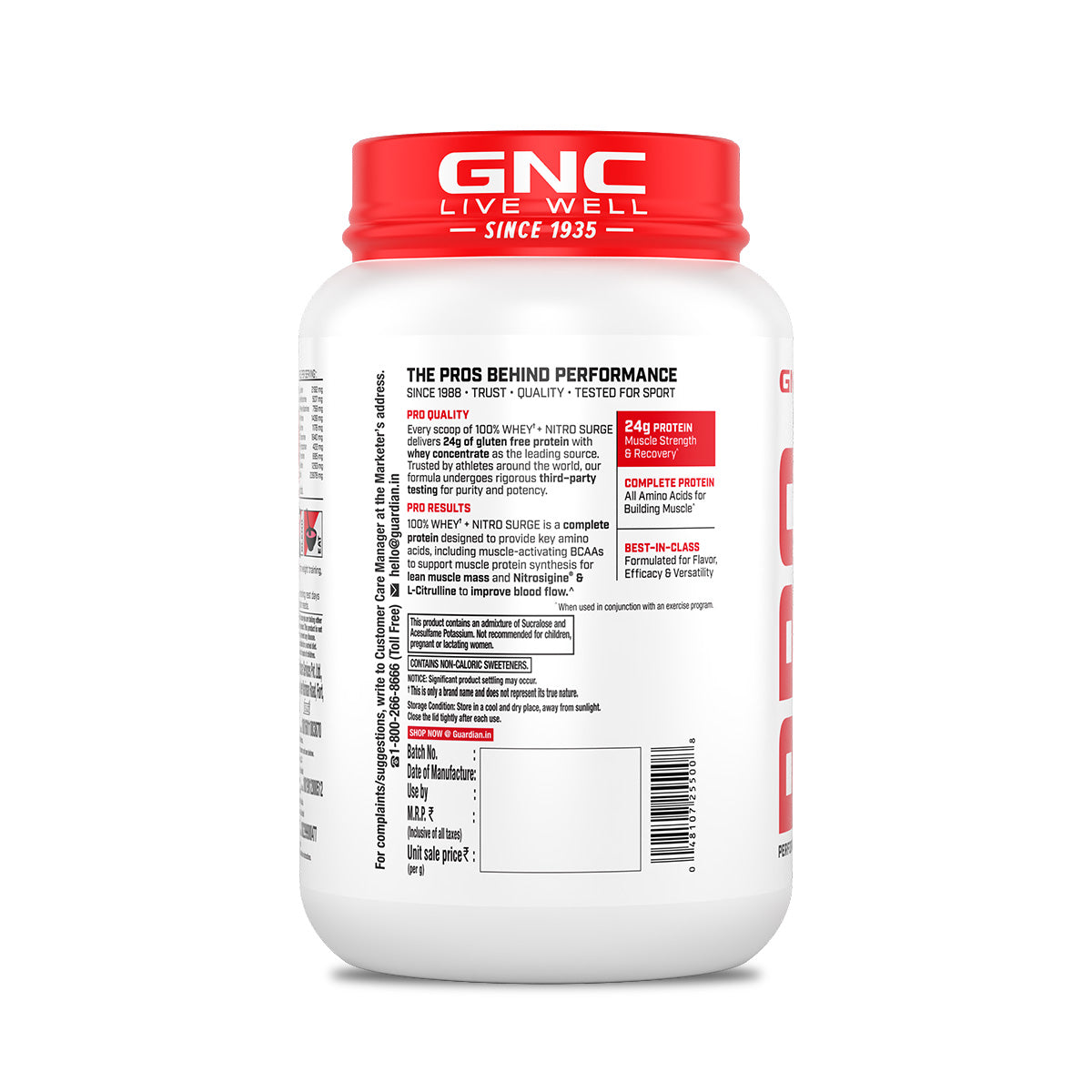 PP 100% WHEY NITRO SURGE – STRAWBERRY 2LBS