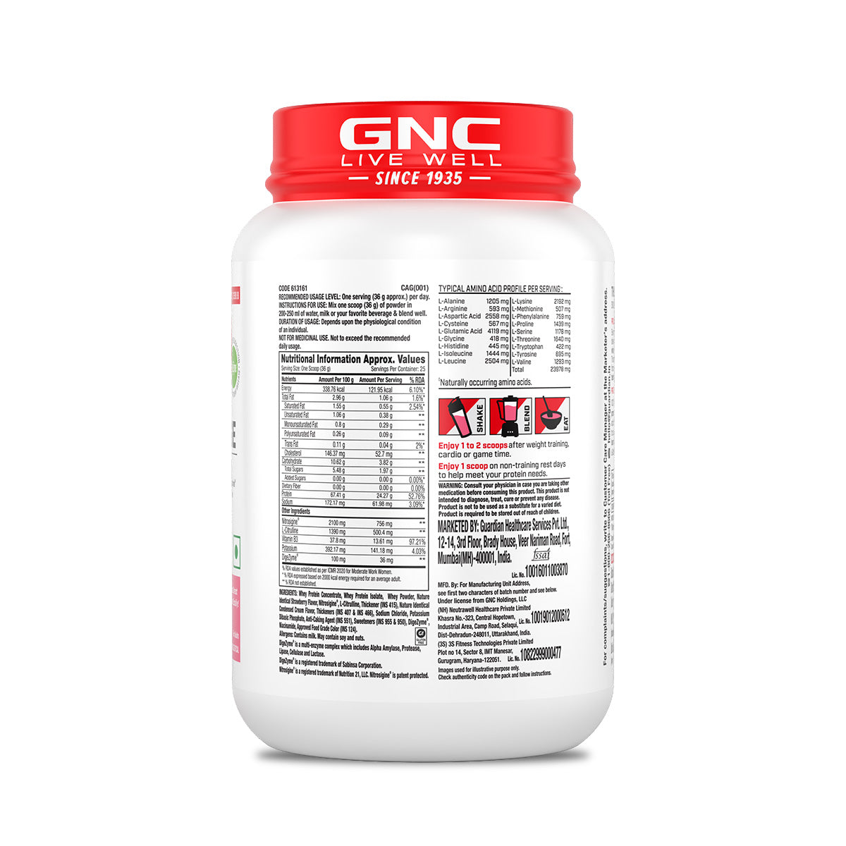 PP 100% WHEY NITRO SURGE – STRAWBERRY 2LBS