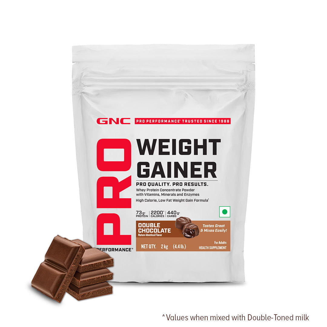 GNC Pro Performance Weight Gainer  | 2 Kg I Double Chocolate